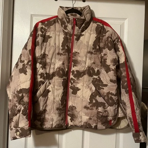 NWOT Free People Movement Pippa Printed Packable Puffer Jacket - Picture 4 of 9